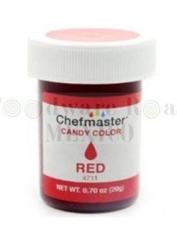 Colorante Para Chocolate Rojo 0.7Oz (20G) Chefmaster