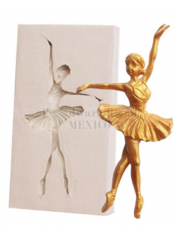 Molde Silicón Fondant Bailarina Ballet